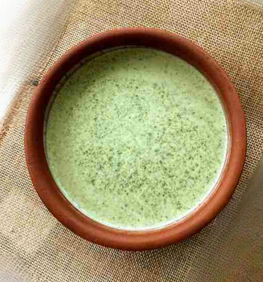 Pudina chatni (mint &amp; yogurt dip) - Dunedin punjabi kitchen